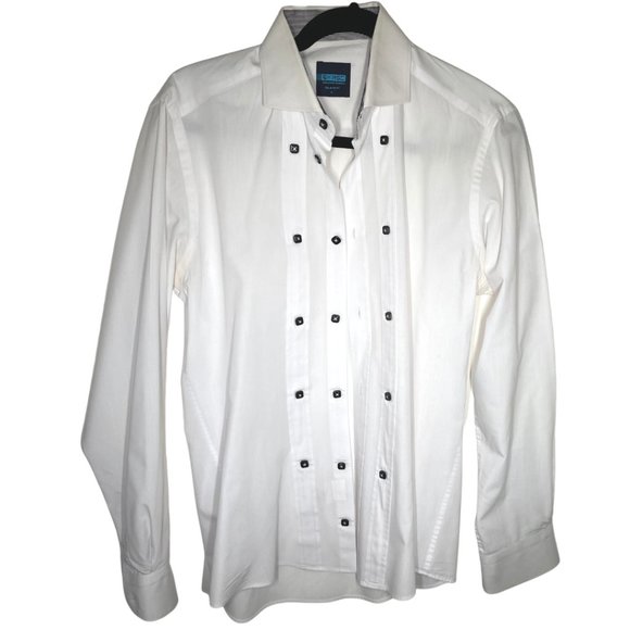 Classic elegant white dress shirt - Picture 1 of 2